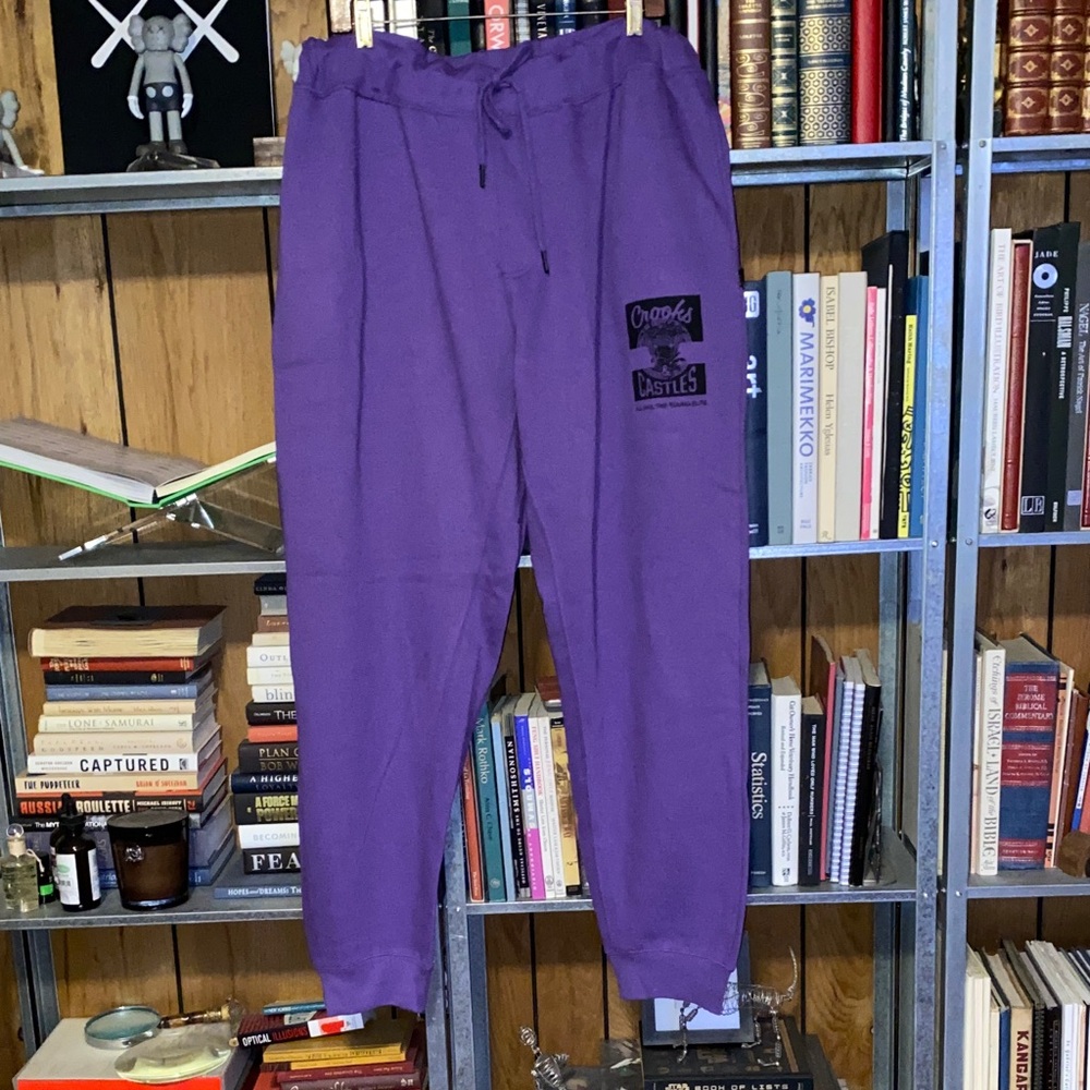 🆕 Crooks & Castles Purple Sweatpants Joggers